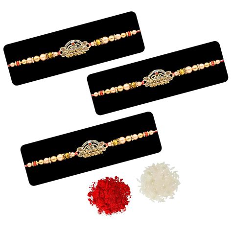 Order Online Khatu Shyam Rakhi | Set of 3 Rakhi for Brother