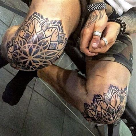 knee cap tattoo ideas
