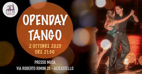OpenDay Tango - Impara il Tango argentino, MUSA Accademia Danza e ...