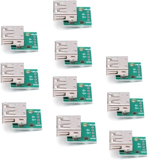 PUSOKEI 10Pcs USB Type A Female Breakout Board, USB | Ubuy India