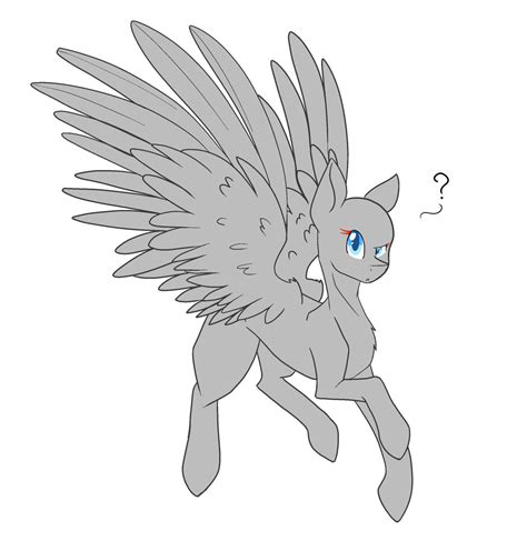 Mlp Pegasus Base by htotnesnahac on DeviantArt