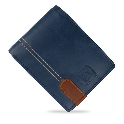 Buy LANDER Blue Men's Bi-Fold Wallet at Amazon.in