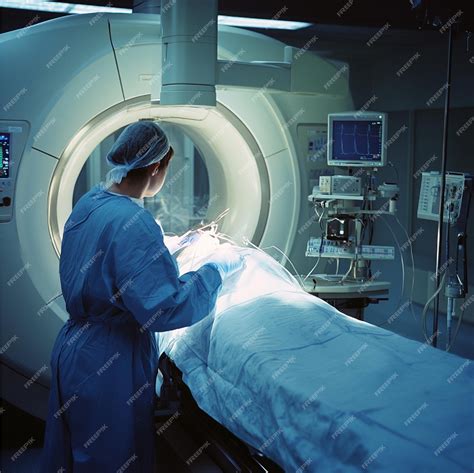 A patient undergoing an interventional radiology procedure such as a ...