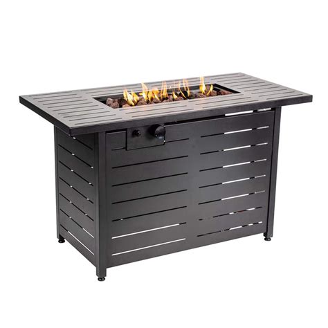 Image result for Rectangular Propane Fire Pit Table