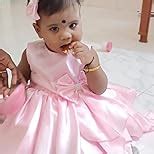 Fairy Dolls Baby Girl Satin Bubble Hem Dress (SATINMIX01211_Baby Pink ...