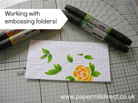 Image result for Using Embossing Folders without a Machine