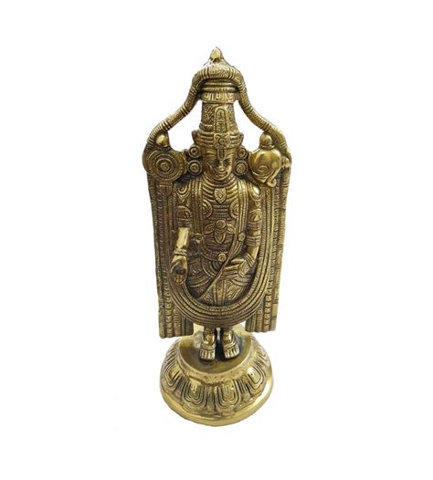 Buy AM VAASITI Lord Balaji Brass Statue Online at Low Prices in India ...