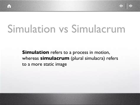 Simulacra and Simulations - Jean Baudrillard | PPT