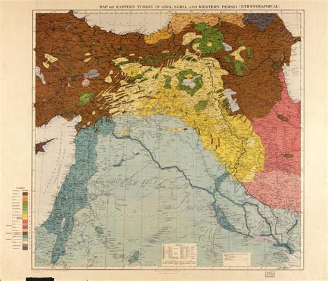 Middle East Ethnic Map 1910 - Maps on the Web