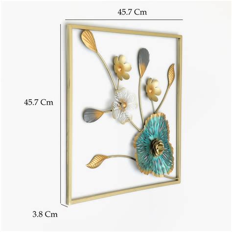 Buy VEDAS Mystical India Metal Flower Wall Accent from Vedas at just ...