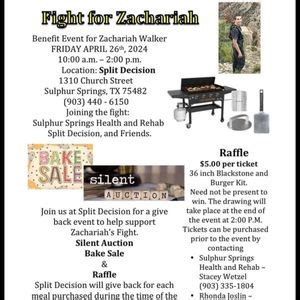 fight for zachariah, 1416 Church Street, Sulphur Springs, TX, 26 April ...