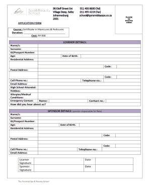Manicure And Pedicure Consultation Form - Fill Online, Printable ...