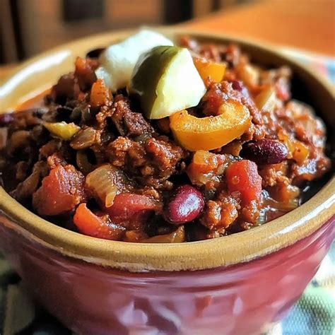 Smoked Chili Recipe