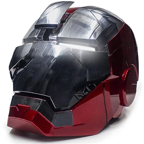 Buy Iron-man Helmet Electronic Mark 5 Wearable with Sounds & LED Eyes ...