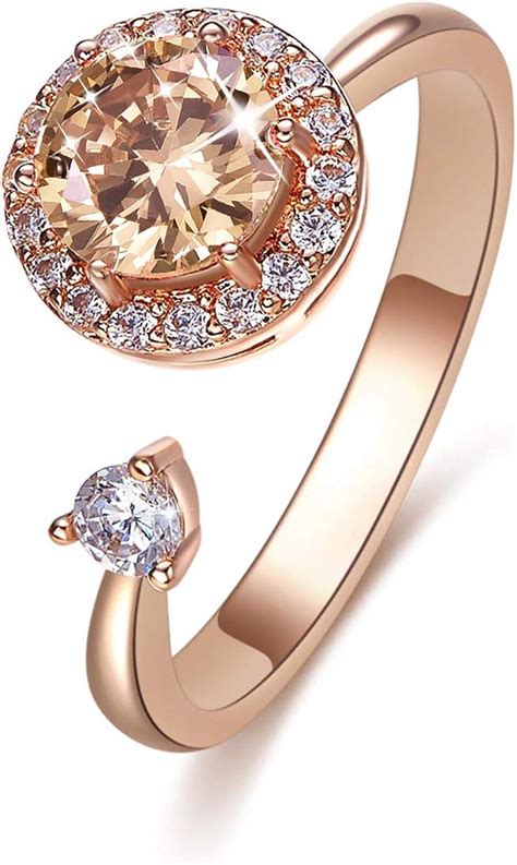 Women Gold Spinner Ring