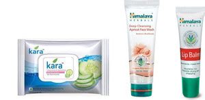 Himalaya Herbals Kara Skin Care Wipes, Deep Cleansing Apricot Face Wash ...