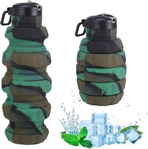 Flipkart.com | kidsmuch Foldable Water Bottle BPA Free Grenade Foldable ...
