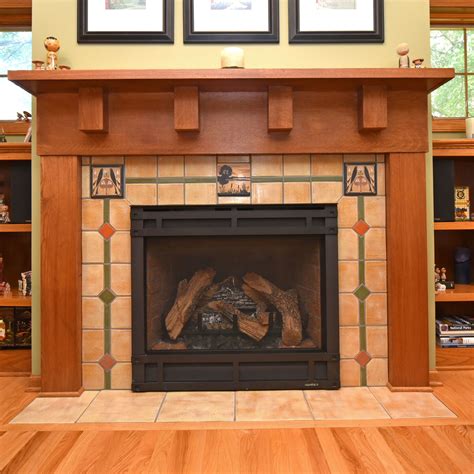 Craftsman Style Fireplace Surround Ideas - Fireplace Guide by Chris