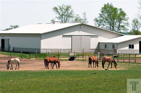 Large Metal Horse Barn Prefab Metal Horse Barns: What To Know While