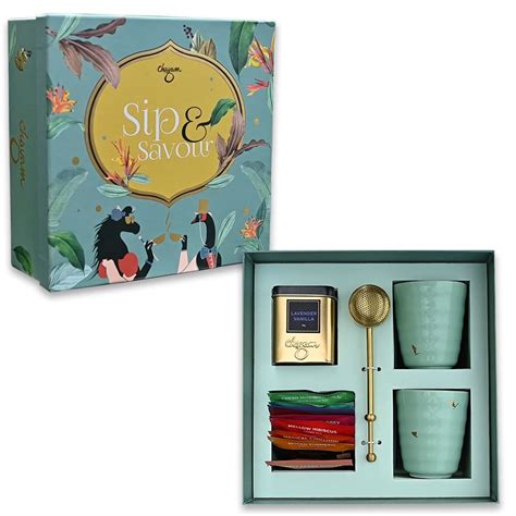Sip and Savour Tea Gift Box – Luxury Tea Experience for Gifting – CHAYAM