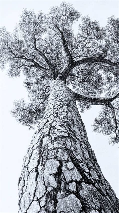 Image result for Realistic Tree Drawing Easy