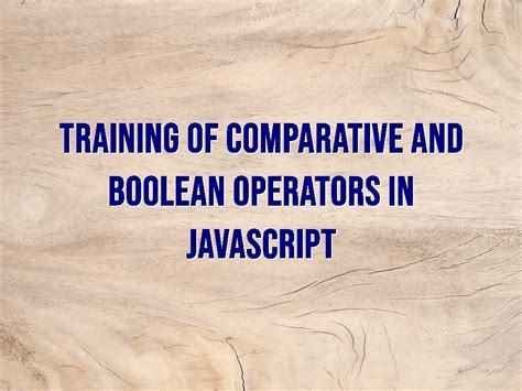 Image result for Boolean Operators in JavaScript