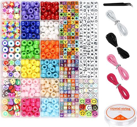 BeyondLuv 6000 Bracelet Making Kit Clay Beads - Clay Beads For Bracelet ...