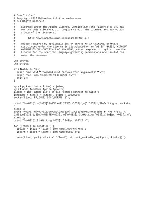 DDoS Script 的图像结果