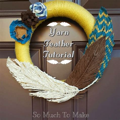 Yarn Feather Tutorial 的图像结果