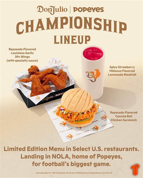 Thizzler On The Roof | 🍗🥃Don Julio & Popeyes are teaming up for a ...