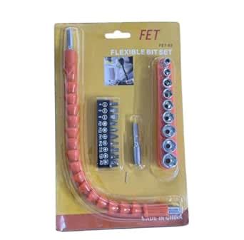 Fixtor Flexible Drill Bit Extension 21 Pcs Set, Flexible Shaft ...