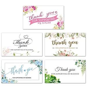 Thank you for Supporting My Business Cards – Customer Thank You Cards ...