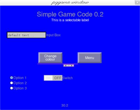 Image result for How to Add a Start Menu On Python Pygame