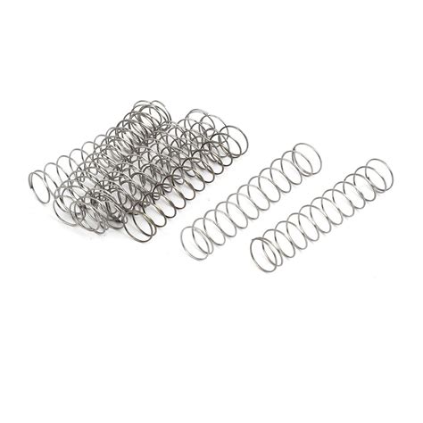 uxcell Compression Spring,304 Stainless Steel,8mm OD,0.4mm Wire Size ...