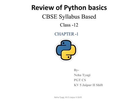 Review of Python Basics Class 12 的图像结果