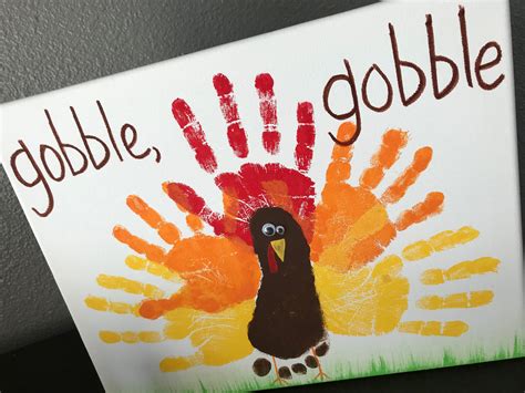 Turkey Handprint And Footprint Craft at Russell Gaylord blog