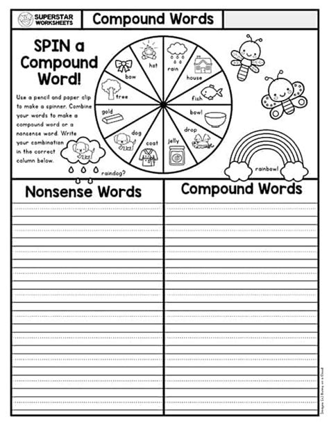Compound Word Activity 的图像结果
