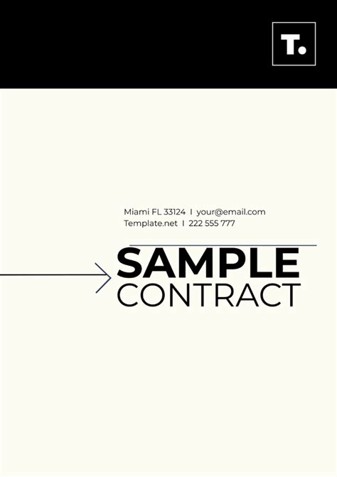 Image result for Basic Contract Template