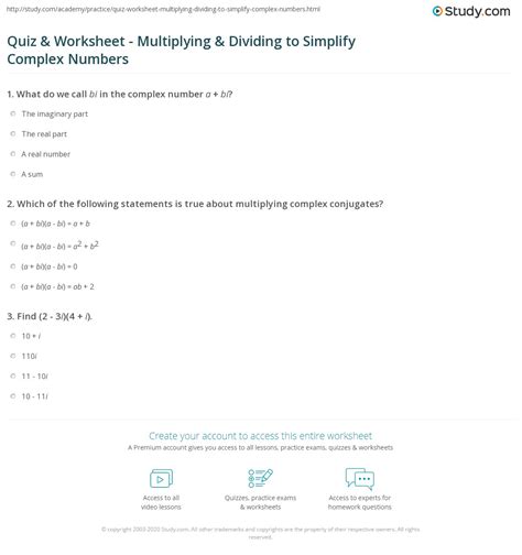 Image result for Simplifying Complex Numbers
