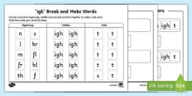 ‘ch’ Words Phonics Worksheet | CfE Primary Resources