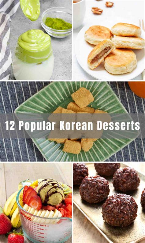 South Korean Dessert Recipes
