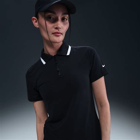 Women's Black Polos. Nike SG