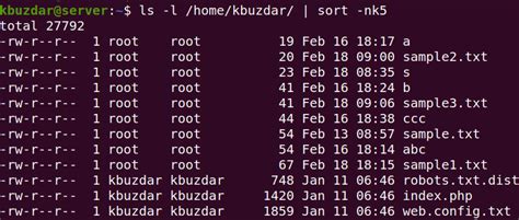 Sort Linux 的图像结果