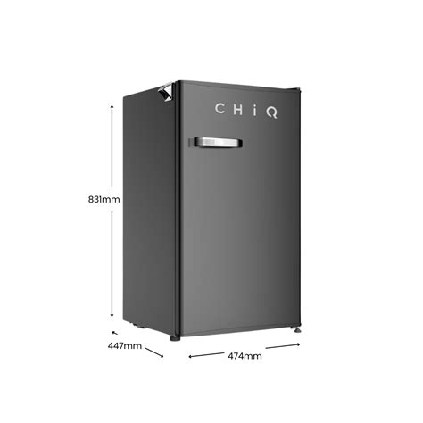 CHiQ 90L Retro Single Door Bar Fridge Black – CHiQ Australia