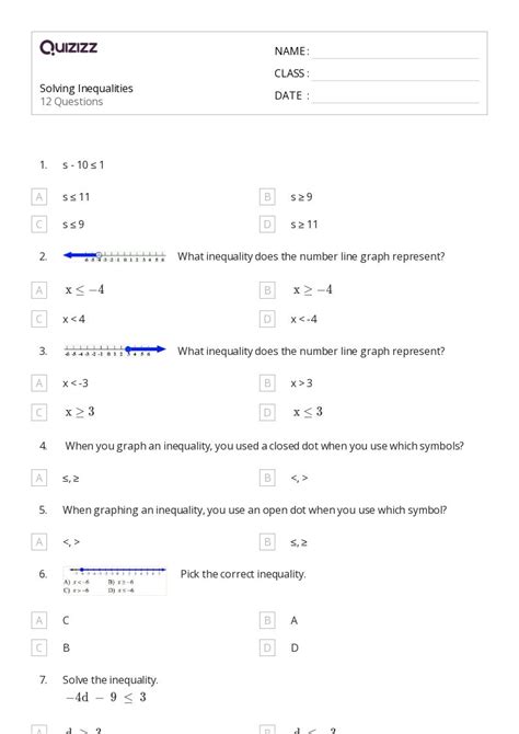 Image result for Inequality Word Problems Worksheet 8th Grade
