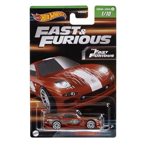 Hot Wheels® Cars, Fast & Furious™ 1:64 Scale Vehicle with Elevated Deco ...