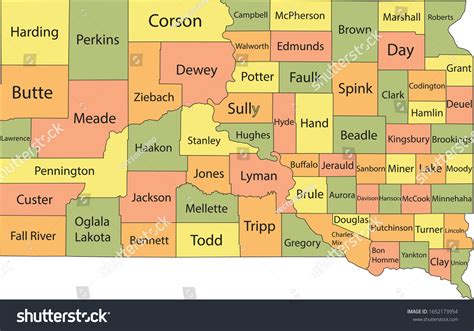 Image result for County Map Color