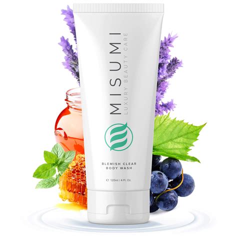 Buy Misumi Acne Body Wash 120ml (4oz) - Keratosis Pilaris , Body & Back ...