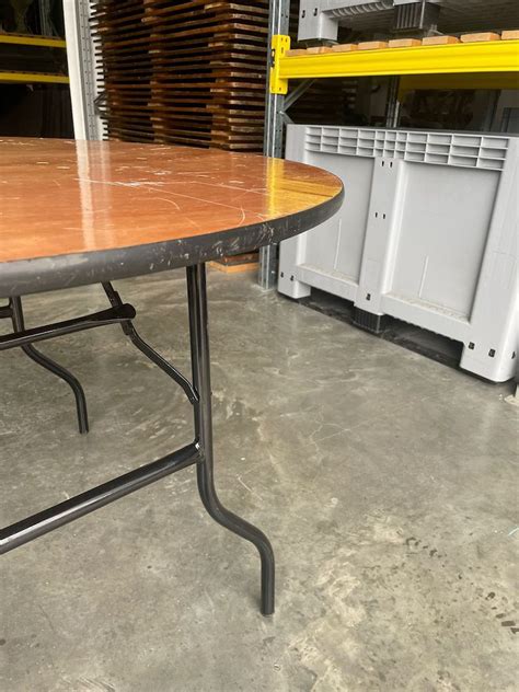 Secondhand Hotel Furniture | Round Folding Tables | 8x 4ft Round Tables ...