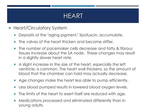 Aging-related Changes | PPTX
